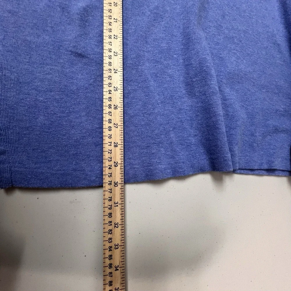 Polo Ralph Lauren Mens XXL Sweater Blue Estate Rib Pony 1/4 Zip Tight Rib Golf